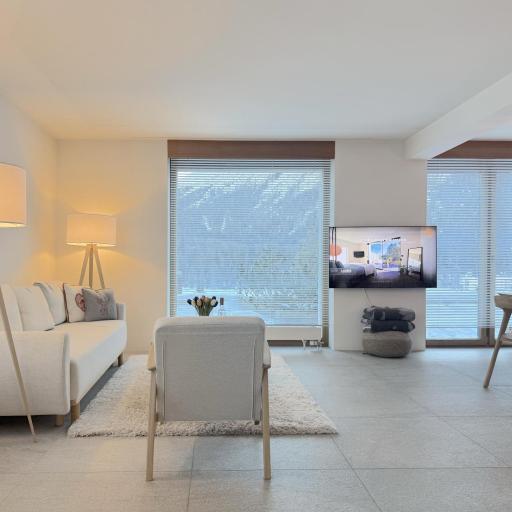 downtown Sankt Moritz luxury apartment with lake view, undefined