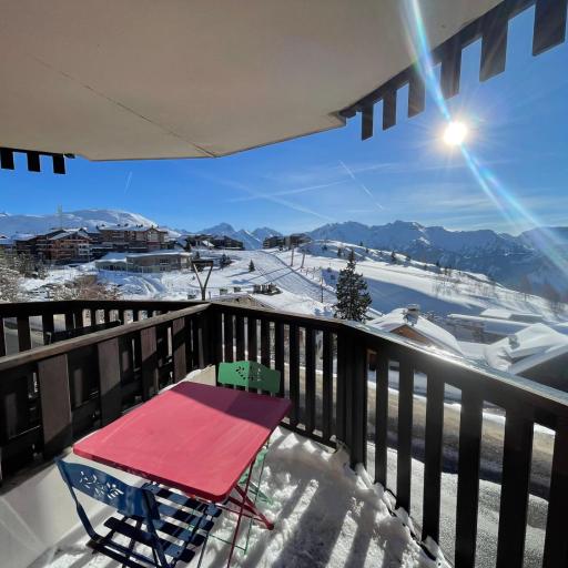 Plein centre Alpe d'Huez vue panoramique, undefined