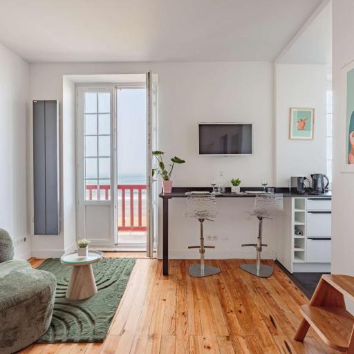 Studio rénové, vue imprenable océan - FR-1-3-633, undefined