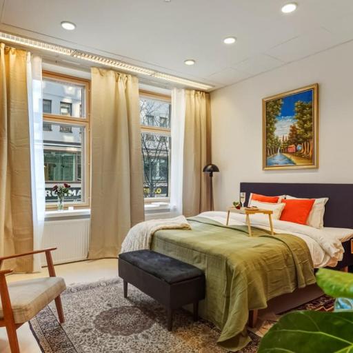 4BR in City Centre w Quiet Windows & Stockmann 50m, undefined