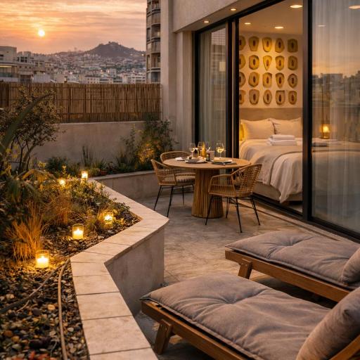 Athens rooftop terrace suite, undefined