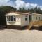 Countryside views from a luxury mobile home near Perranporth