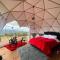 Glamping hermoso amanecer