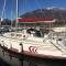 Barca a vela sul lago Maggiore