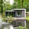 Atmospheric chalet with decking, in a natural area