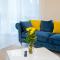 Luxurious Blue&Yellow Apartment in Kaunas Center