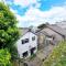 Detached house, central location, view of Launceston castle