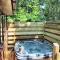 Wren 21-Hot Tub-Woodland Lodges-Tenby-Camarthenshire