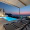 Luxury Villa Oxygen in Sfinari with sunset views