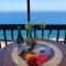 Very romantic seaview appartment with warm pool
