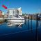 Apartmenthaus Hafenspitze  Ap 35, "Captain's View", Blickrichtung offenes Meer, Binnenhafen, Strand - a72344