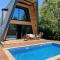 Pleasant Bungalow with Private Pool and a Jacuzzi in the Bedroom in Sapanca