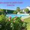 Gîte Pause au jardin piscine chauffée