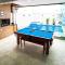Piscina com ofurô/Churrasqueira/Sinuca e Ping Pong