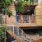 Bungalow écologique avec toilettes sèches LEU KABANON vue mer