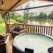 Tente lodge insolite Jacuzzi privatif en pleine nature