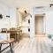 Scandinavian-style downtown apartment with a terrace