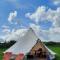 Summit Camping Kit Hill Cornwall Stunning Views Pitch Up or book Bella the Bell Tent