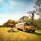 American School Bus Glamping in Woolacombe!