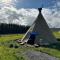 Shandon tipi off grid camping, nc500
