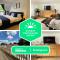 New! Central Penthouse, King Size Bed & Balconies