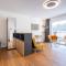 Modernes Studio mit sonniger Dachterrasse