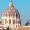Domes St Peter Vatican "in the center with an exclusive view"