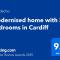 Modernised home with 2 bedrooms in Cardiff