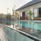 2BR Ubud private pool kitchen