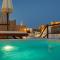 Santorini Rooftop Hot Tub Suite with Panoramic Views