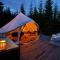 Glamping Tent with amazing view in the forest