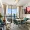 Luxury 27th Floor Miami Waterfront View Apartment City Lights, Pool,Gym,Spa