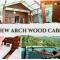 View arch wood cabin
