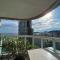 Estanconfor Santos Vista Mar com AC, Garagem, alto 23º andar