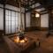 囲炉裏のある築100年の一棟貸し古民家で昔の暮らし体験