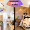 Idéal PRO & Couple - 2 Logements Thème Boho Chic RDC & Dandy 1er étage - Quartier Calme - Jardin - WIFI HD - Smart TV - Parking Gratuit - Proche Centre & Transports - Ask Home