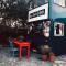 Double decker bus at Valentia Island Escape