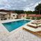 Sunny village, pool house