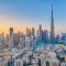 Peaceful large apartment, Panoramic Burj Khalifa and Skyline views
