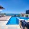 LUXURY VILLA PARADISE 120m from sandy beach, heated pool, billiard, max 12 pax