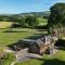 Y Golchdy, cottage style cabin, with spa hot tub, veranda & spectacular views