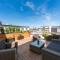 Luxury apartment with a balcony and a terrace