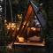 Delta Casa Ubud - A-Frame Jungle Retreat with Volcano View and Hot-Tubs