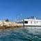 Stylish houseboat by the sea in Novigrad