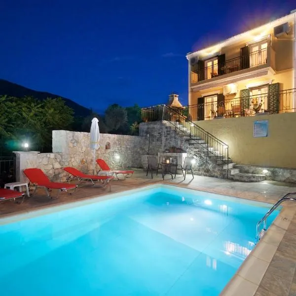 stunning tranquil villa with private pool, hôtel à Sami