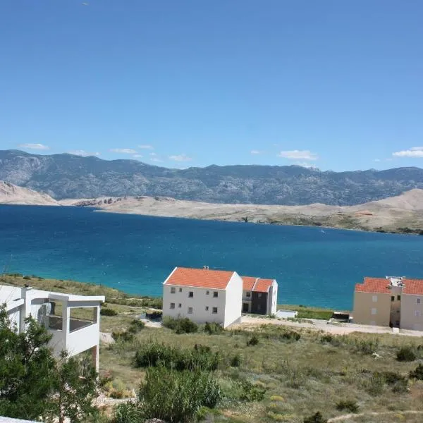 Amazing sea view apartments Ljubic, hotel in Pag