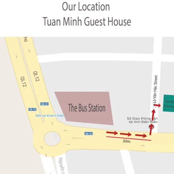 Tuan Minh Guest House, hotel v mestu Diện Biên Phủ