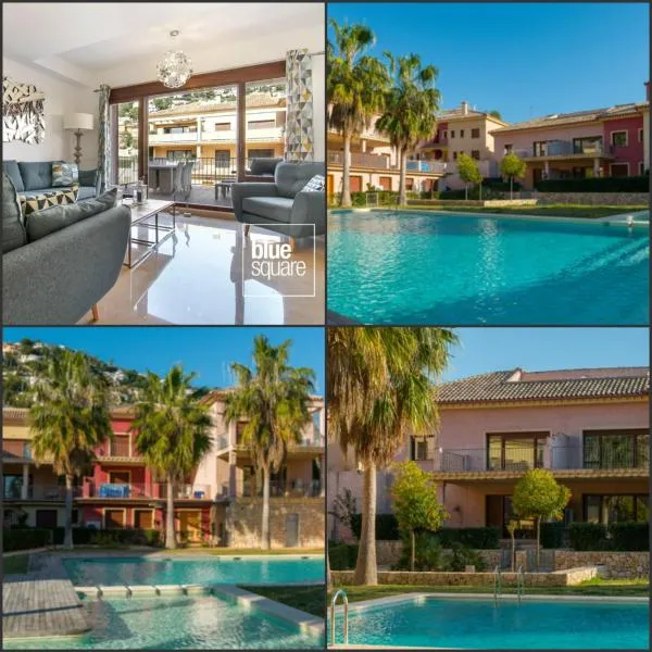 Beautiful penthouse with 3 pools, indoor heated pool, sauna, jacuzzi, hotel en Moraira