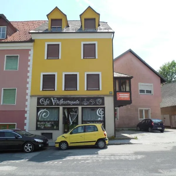 Cafe Vielharmonie Apart-Pension, hotel in Hirschegg Rein