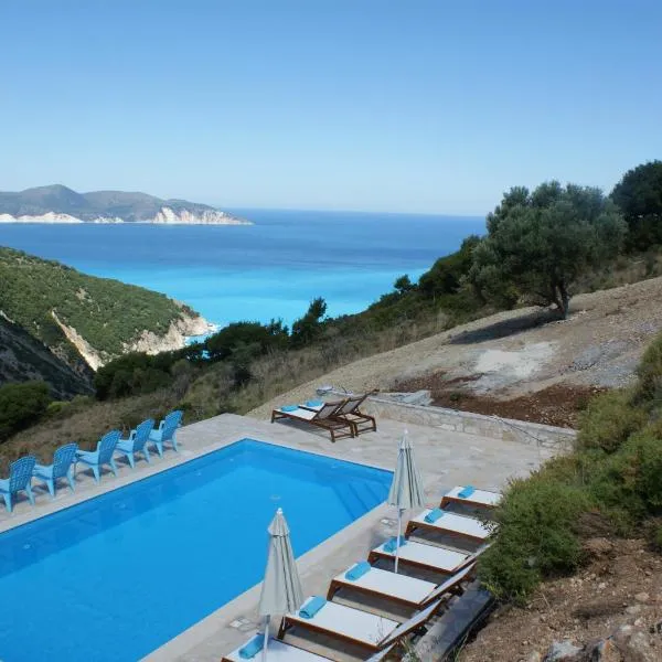 Myrtos View Apartments, hotel em Divarata